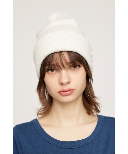 NEW ERA ニューエラ ニット帽　(ホワイト) NEW ERA（ニューエラ） ニット帽 ニットキャップ HinaYoshiharaxNEW