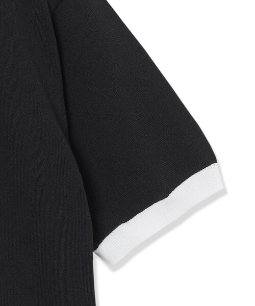 MACKINTOSH PHILOSOPHY バイカラークルーネックニット（半袖） WEB&一部店舗限定】バイカラーポロニット(トップス)｜MACKINTOSH