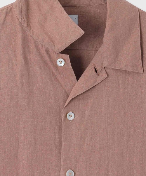 Paul Smith COLLECTION✨リネン100% シャツ　ブラウン 2432137100800PN___390_01_mediu