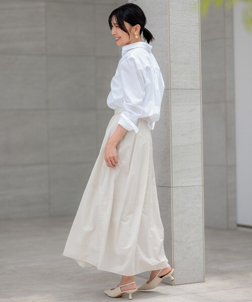 ブラウス シャツ 「CLASSY.2月号掲載/洗える」CANCLINI ベーシック シャツ レディース 23区｜【CLASSY.2月号掲載/洗える】CANCLINI ベーシック シャツ