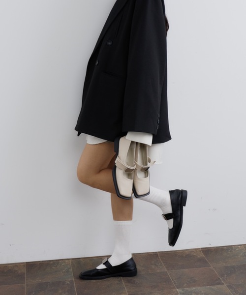 DFFUR. パンプス スクエアトゥメタルバンドパンプス : ZOZOTOWN