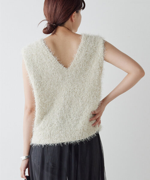 GALLARDAGALANTE（ガリャルダガランテ） ニット セーター シャギー