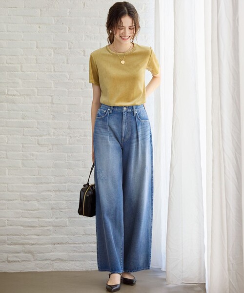 最終価格　新品　23区デニムSLOW BAGGIE DENIM サイズ38 23区 ジーンズ デニム デニムパンツ 「SLOW/一部店舗限定
