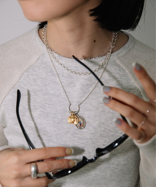 amijed ネックレス 4チャーム SUWDEE ネックレス SUWDEE×Amijed original chain 「A」 レディース