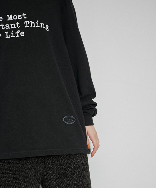 ADAM ET ROPE' tシャツ 「TANG TANG for ROPE'」別注 MUSIC L/S