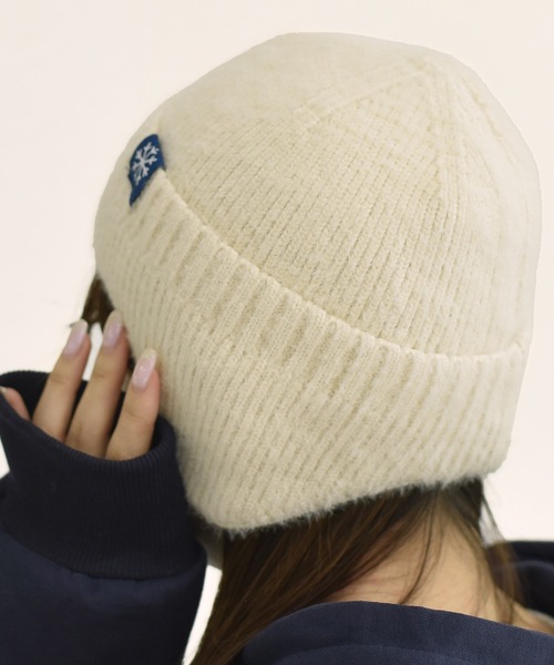 DAY CLOSET ニット帽 ニットキャップ レディース イヤーマフ付きワン