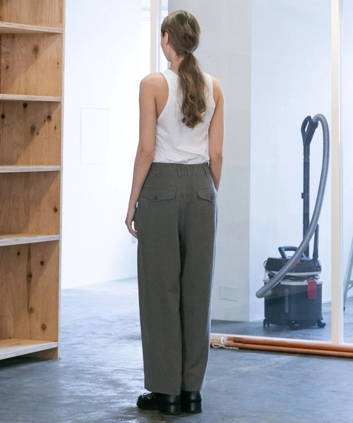 my beautiful landlet スラックス 「my landlet」VISCOSE WOOL