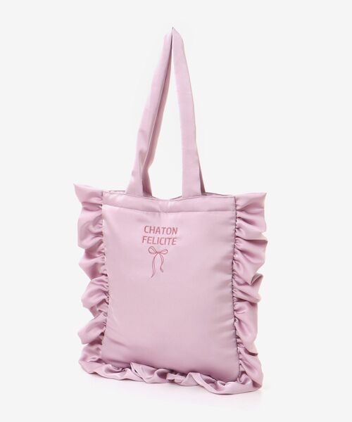 MAJESTIC LEGON（マジェスティックレゴン） トートバッグ サテンフリル
