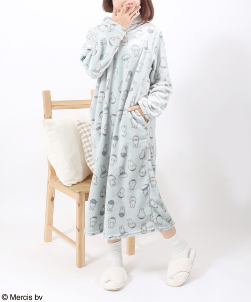 Miffy（ミッフィー） ルームウェア 部屋着 キャラクターふわもこボア