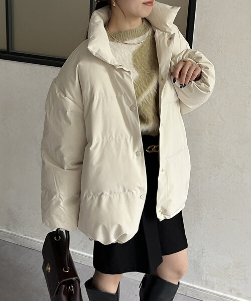 Thevon（ゼヴォン） ダウンコート ダウンジャケット スタンドネック