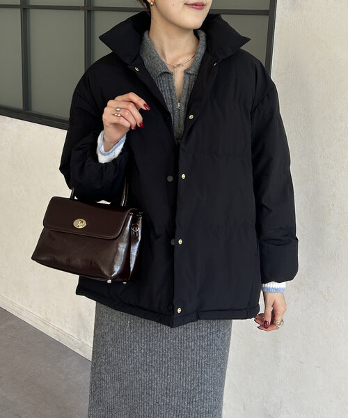 Thevon（ゼヴォン） ダウンコート ダウンジャケット スタンドネック