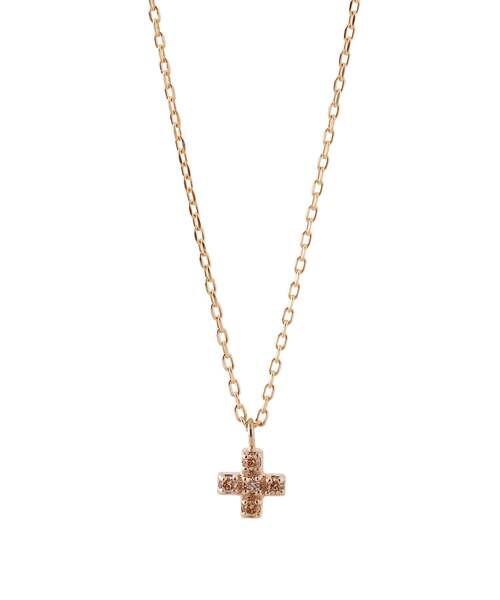 SIENA ROSE ネックレス クロスモチーフ K10 YG SIENA ROSE（シエナロゼ 