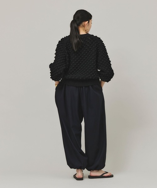 curensology(カレンソロジー) コットンリネンドロストパンツ 新品 Curensology パンツ Curensology(カレンソロジー)/コットン