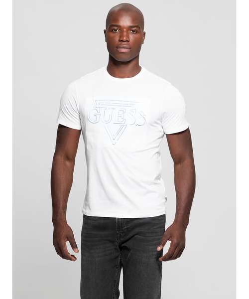 GUESS（ゲス） tシャツ ECO Embossed Icon Tee 半袖Tシャツ メンズ 