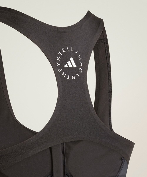 adidas by Stella McCartney tシャツ ツートーン ジップ クロップ