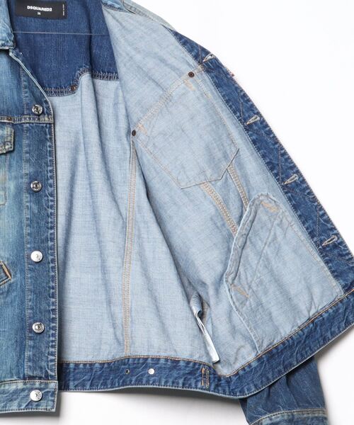 デニムジャケット gジャン OVER JEAN JACKET /0251 レディース メンズの画像