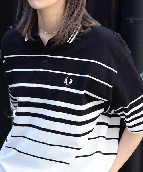 FRED PERRY ポロシャツ 「別注」FRED / リラックス ストライプ