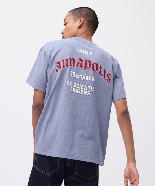 AVIREX tシャツ 「直営店限定」ANNAPOLIS T-SHIRT / アナポリス