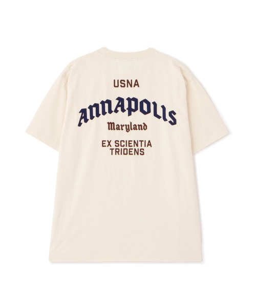 国内発送【AVIREX】アナポリス 半袖Tシャツ AVIREX tシャツ 「直営店限定」ANNAPOLIS T-SHIRT / アナポリス