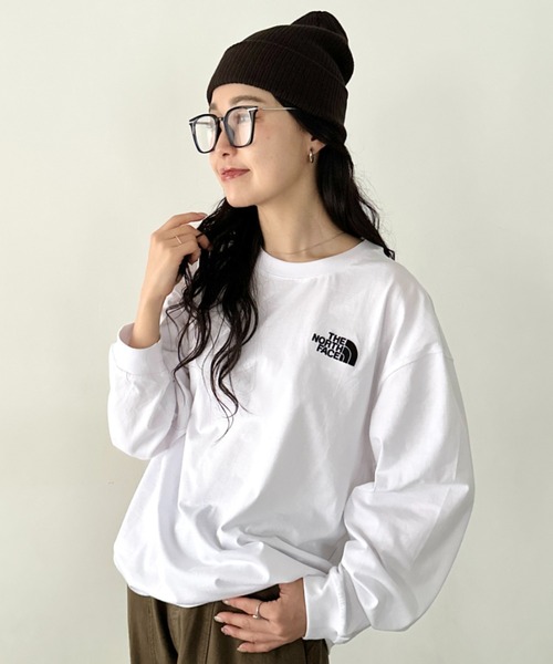 ★韓国限定★【THE NORTH FACE】ロゴ ステッチ Tシャツ ホワイトS 大人気】男女兼用 ノースフェイス ロゴ ステッチ Tシャツ ホワイト L