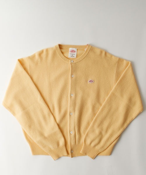 イエローニットカーディガン CAVEZA ROSSO - 【BF割引対象12/2まで】【25AW】Curl shaggy knit