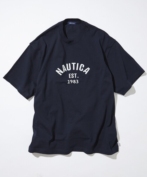 NAUTICA tシャツ NAUTICA/ノーティカ Felt Patch Arch Logo S/S