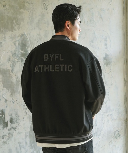 BAYFLOW（ベイフロー） スタジャン MEDIUM ブルー メンズ : ZOZOTOWN