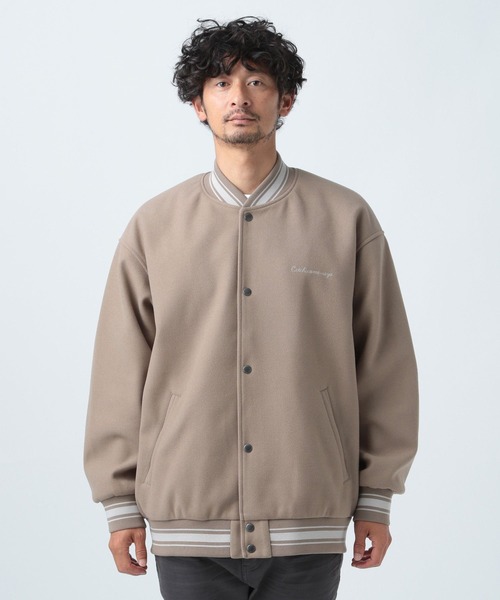 【BAYFLOW】　スタジャン BAYFLOW（ベイフロー） スタジャン MEDIUM ブルー メンズ : ZOZOTOWN