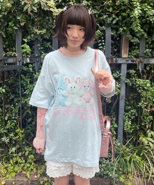 Candy Stripper tシャツ AFTER PARTY BIG Tシャツ レディース