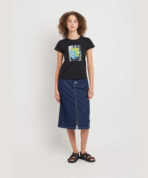 tシャツ オーガニックコットン フォトプリント 半袖 Tシャツ レディース