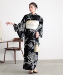 浴衣 レディース 浴衣 2点セット(綿浴衣+し...の詳細画像4