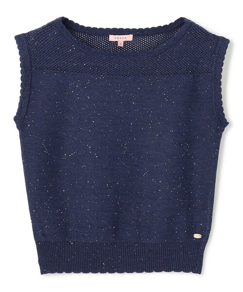 トッカ人気♡ SUMMER STARS PULLOVER プルオーバー TOCCA（トッカ） サマーニット ニット セーター SUMMER STARS PULLOVER