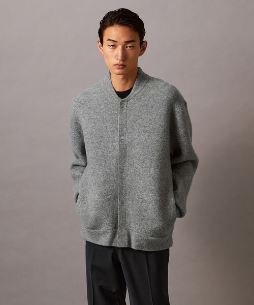 ウールブレンドカーディガン Calvin Klein セーター ニット ウールブレンド カーディガン