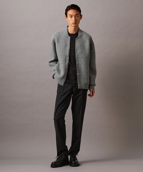 ウールブレンドカーディガン Calvin Klein セーター ニット ウールブレンド カーディガン
