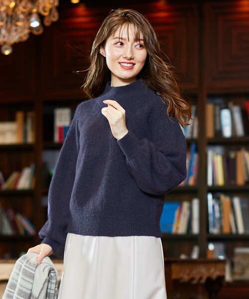 「Feroux」 長袖ニット 2 ベージュ レディース_画像8