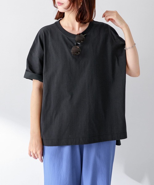 「URBAN RESEARCH」 半袖Tシャツ FREE チャコールグレー レディース URBAN RESEARCH Sonny Label tシャツ SHELTECH オーバーサイズT
