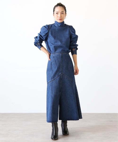 VERMEIL par iena 「VERMEIL iena」 デニムロングスカート 38