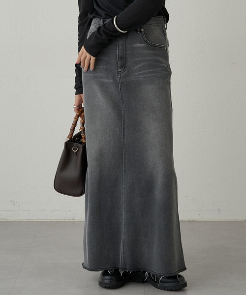 Loungedress 「LOUNGEDRESS」 デニムロングスカート SMALL