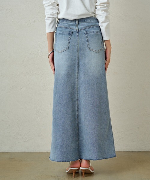 Loungedress 「LOUNGEDRESS」 デニムロングスカート SMALL