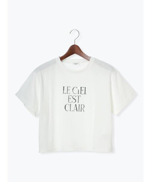 tシャツ 「ZOZO限定」接触冷感ロゴテープTシャツ レディース any FAM tシャツ 「接触冷感」フレンチスリーブロゴTシャツ
