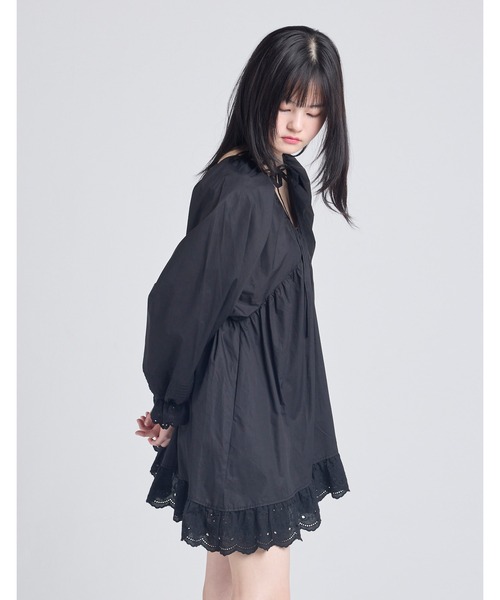 LITTLE SUNNY BITE レザーワンピース Little sunny bite（リトルサニーバイト） ワンピース bear lace dress