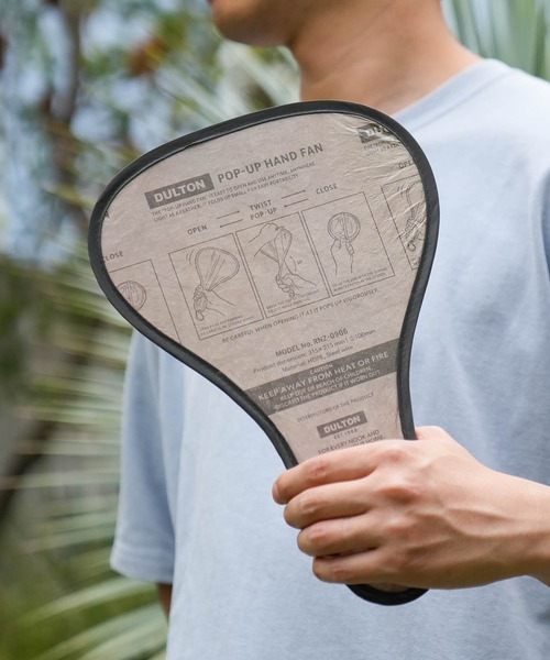 U 団扇 DULTON 扇子 うちわ POP-UP HAND FAN/折りたたみ : ZOZOTOWN