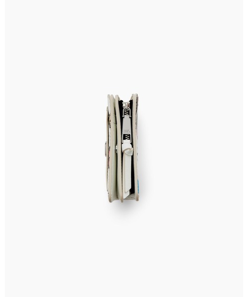 【Marc Jacobs】ステッカープリント・コンパクト ウォレット ザ ステッカー パッチ レザー アイテムズ ミニ コンパクト