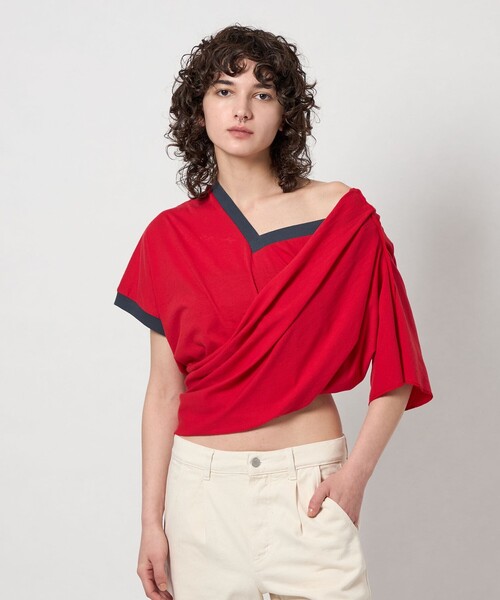 tシャツ 「6(ROKU)」ARPHABET Tシャツ -K- レディース