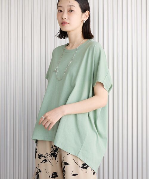 AMERICAN HOLIC tシャツ フレンチスリーブ後切替プルオーバー