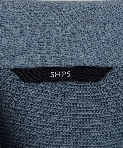 シャツ SHIPS:「遮熱/接触冷感/吸水速乾/紫外線カット」セミワイド カノコ ショートスリーブ シャツ メンズの画像