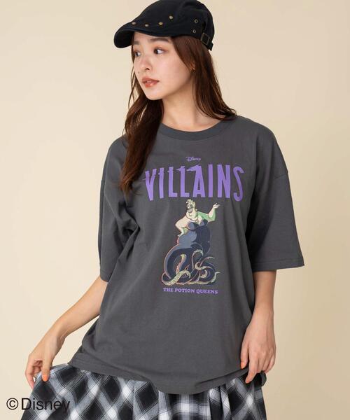 Disney tシャツ ∴WEGO/「25年春夏新作」VILLAINSグラフィックT メンズ 