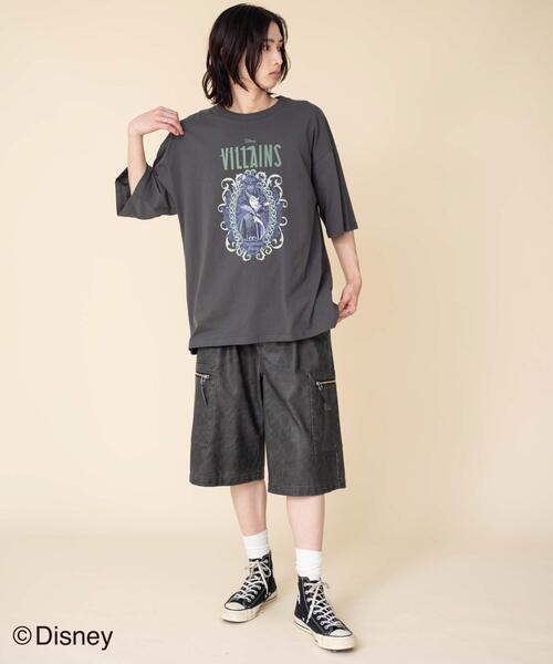 Disney（ディズニー） tシャツ ∴WEGO/VILLAINSグラフィックT メンズ