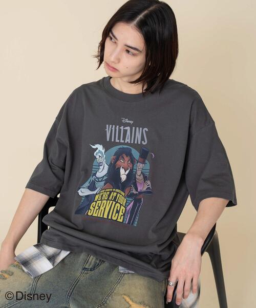 Disney tシャツ ∴WEGO/「25年春夏新作」VILLAINSグラフィックT メンズ 