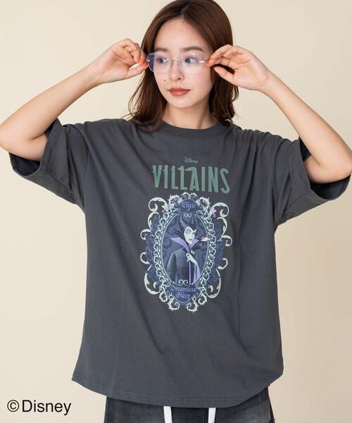 Disney（ディズニー） tシャツ ∴WEGO/VILLAINSグラフィックT メンズ